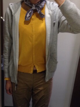 「H&M DIVIDED（エイチアンドエム　ディヴァイデッド）のアイテム（リング）」を使った、かのさん（レディース・167cm）の秋コーディネート