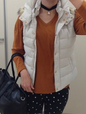 「H&M DIVIDED（エイチアンドエム　ディヴァイデッド）のアイテム（リング）」を使った、かのさん（レディース・167cm）の秋コーディネート