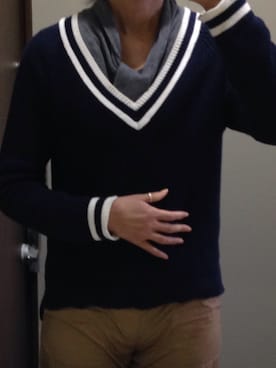 「H&M DIVIDED（エイチアンドエム　ディヴァイデッド）のアイテム（リング）」を使った、かのさん（レディース・167cm）の秋コーディネート