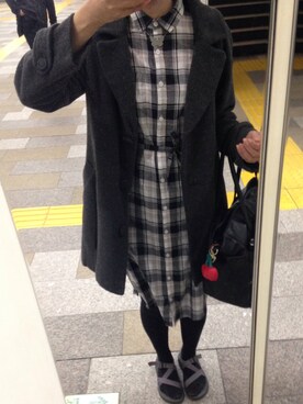 「H&M DIVIDED（エイチアンドエム　ディヴァイデッド）のアイテム（リング）」を使った、かのさん（レディース・167cm）の秋コーディネート