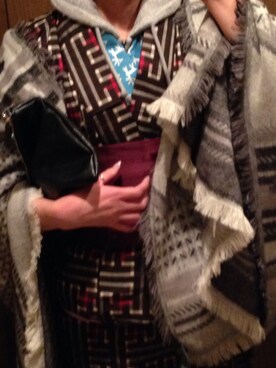 「H&M DIVIDED（エイチアンドエム　ディヴァイデッド）のアイテム（リング）」を使った、かのさん（レディース・167cm）の冬コーディネート