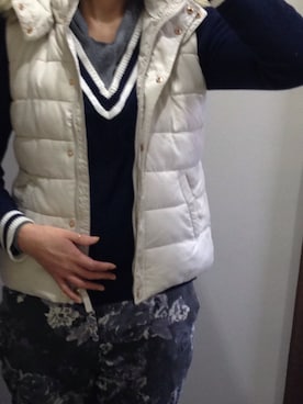 「H&M DIVIDED（エイチアンドエム　ディヴァイデッド）のアイテム（リング）」を使った、かのさん（レディース・167cm）の冬コーディネート