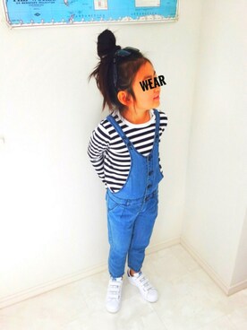 Rimaさん（キッズ・120cm）の春コーディネート