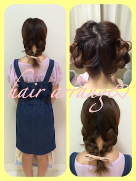 「後ろ姿」｜「アイテム（オールインワン・サロペット）」を使った、やかかさん（レディース・159cm）の夏コーディネート