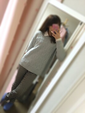 やかかさん（レディース・159cm）の冬コーディネート