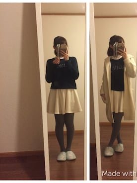 やかかさん（レディース・159cm）の冬コーディネート