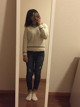 やかかさん（レディース・159cm）の冬コーディネート