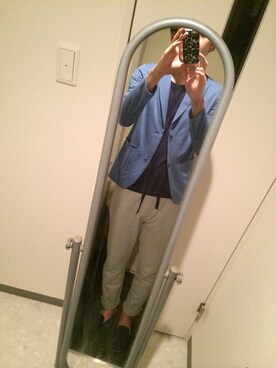 とみさん（メンズ・181cm）の春コーディネート