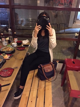「working style」｜「アイテム（ピーコート）」を使った、lemonyさん（レディース・165cm）の秋コーディネート