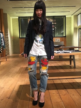 fukuchanさん(レディース・154cm)の冬コーディネート