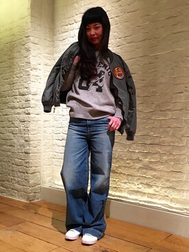 fukuchanさん(レディース・154cm)の春コーディネート