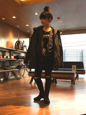 fukuchanさん(レディース・154cm)の冬コーディネート