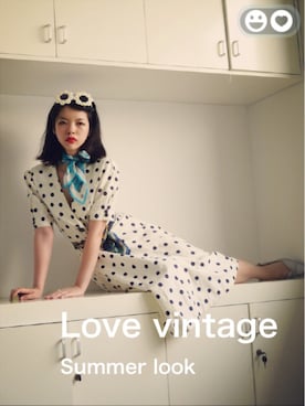 「lady」｜「アイテム（ワンピース/ドレス）」を使った、bizoubizouvintageさん（レディース・165cm）の春コーディネート
