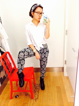 「アイテム（ブーティ）」を使った、IsaBella Wongさん（レディース・157cm・10代）の夏コーディネート