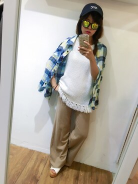 「La Leia（ラレイア）のアイテム」を使った、yuuさん（レディース・152cm）の夏コーディネート