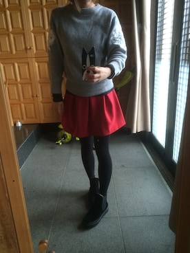 「nano・universe」｜「アイテム（ブーティ）」を使った、fuji_miさん（レディース・154cm）の秋コーディネート