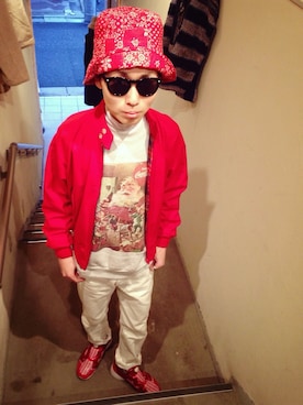 「スイングトップ」｜「Levi's（リーバイス）のアイテム」を使った、Tomohiro Yajimaさん（メンズ・173cm）の冬コーディネート