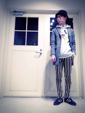 「エドワードジャケット」｜Tomohiro Yajimaさん（メンズ・173cm）の春コーディネート