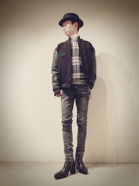 「banalchicbizarre」｜「アイテム（ジャケット/アウター）」を使った、Tomohiro Yajimaさん（メンズ・173cm）の春コーディネート