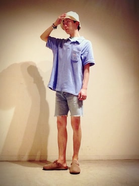 「丘サーファー」｜Tomohiro Yajimaさん（メンズ・173cm）の夏コーディネート