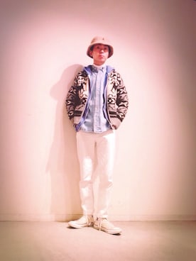 「alternative（オルタナティブ）のアイテム」を使った、Tomohiro Yajimaさん（メンズ・173cm）の秋コーディネート