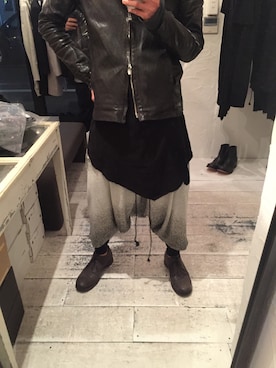 「INDIVIDUAL SENTIMENTS（インディビジュアルセンチメンツ）のアイテム」を使った、K.Gさん（メンズ・175cm）の春コーディネート