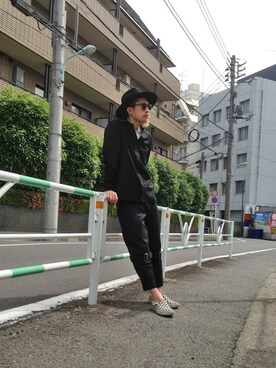 「banal chic bizarre」｜「アイテム（パンツ）」を使った、ShunNakagawaさん（メンズ・170cm）の秋コーディネート
