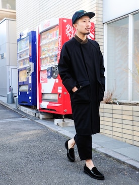 「banal chic bizarre」｜「アイテム（パンツ）」を使った、ShunNakagawaさん（メンズ・170cm）の冬コーディネート