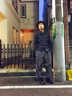 「hat」｜ShunNakagawaさん（メンズ・170cm）の秋コーディネート