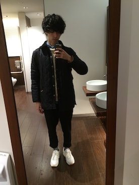 「MAISON KITSUNE」｜「アイテム（その他アウター）」を使った、まさん（メンズ・178cm）の秋コーディネート
