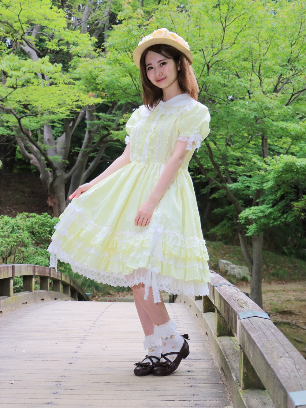 AngelicPretty しゃぼん玉　ワンピース　イエロー AngelicPretty しゃぼん玉 ワンピース イエロー angelic pretty