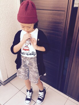 RuuuAさん（キッズ・120cm）の秋コーディネート