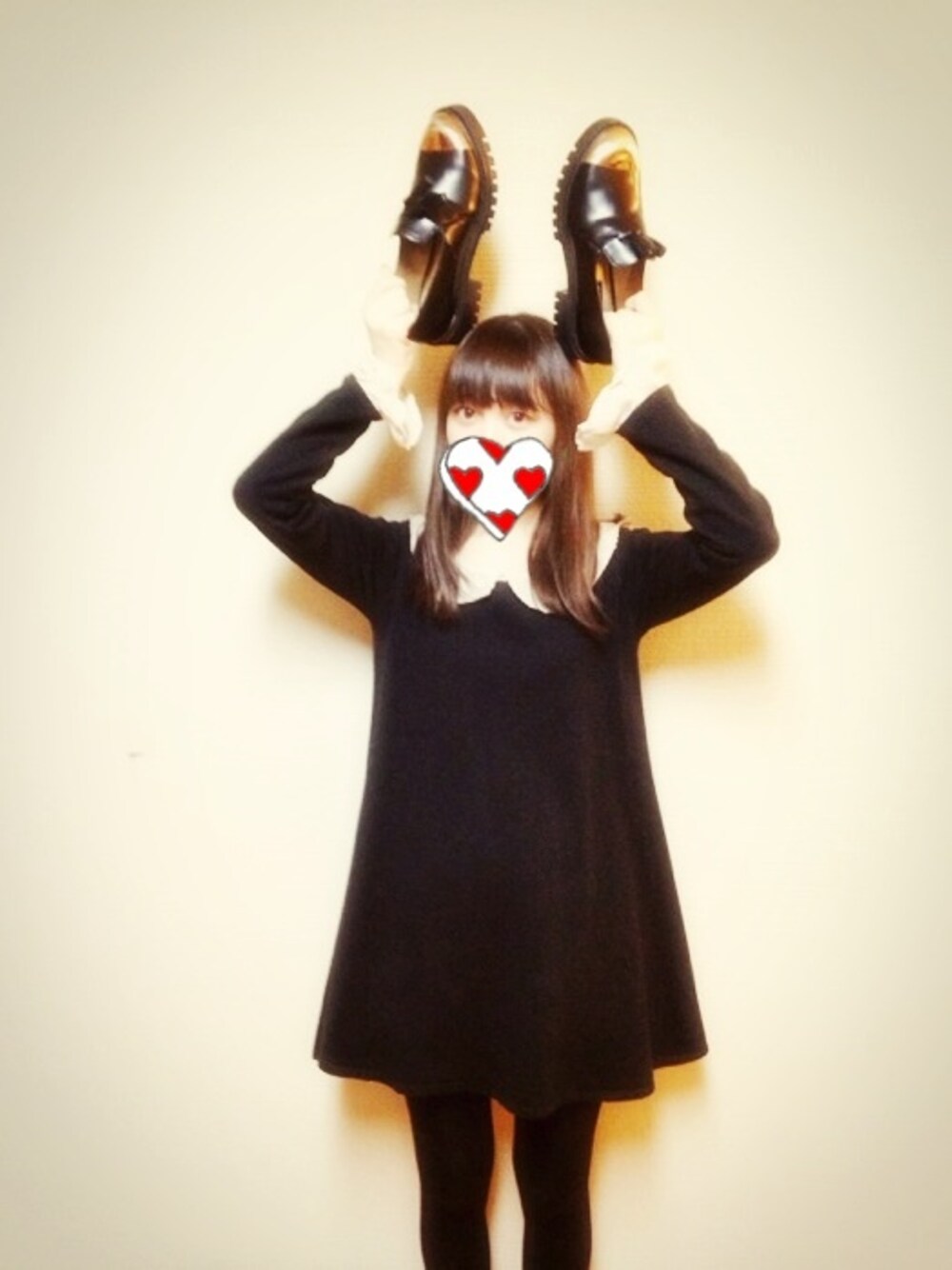 「BEAMS、SENSO、冬のSALEで買いました！（シューズ）」｜「SENSO DiffusionのSHOES（その他シューズ、ブラック系）」を使った、木村ミサさん（レディース・155cm）の冬コーディネートの1枚目の写真
