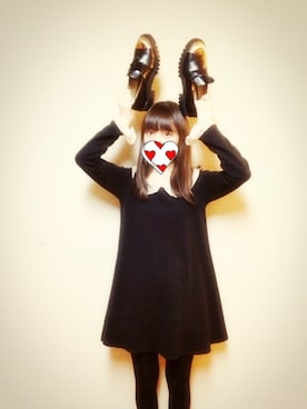 「SENSO Diffusion（センソディフュージョン）のアイテム」を使った、木村ミサさん（レディース・155cm）の冬コーディネート