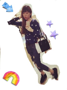 「MANGO（マンゴ）のアイテム（その他アウター）」を使った、stacyさん（レディース・171cm）の冬コーディネート