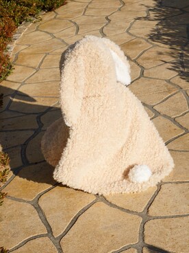 「Handmade（ハンドメイド）のアイテム（ママ＆ベビー、ベージュ系）」を使った、tulipさん（キッズ・80cm）の冬コーディネート