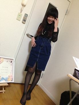 「COCO DEAL（ココディール）のアイテム（ブーツ）」を使った、nikoayuさん（レディース・159cm）の夏コーディネート
