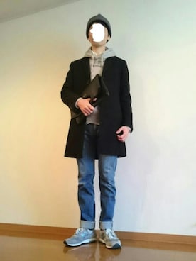 こんぶさん（メンズ・176cm）の冬コーディネート
