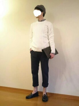 「ギンガムチェックシャツ」｜こんぶさん（メンズ・176cm・20代）の春コーディネート