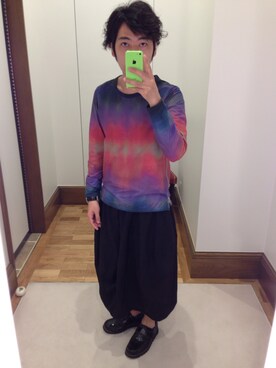 「is-ness（イズネス）のアイテム（モカシン/デッキシューズ）」を使った、Takashi Yokotaさん（メンズ・166cm）の春コーディネート