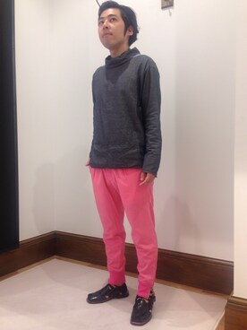 「Paul Smith（ポールスミス）のアイテム（サンダル）」を使った、Takashi Yokotaさん（メンズ・166cm）の春コーディネート