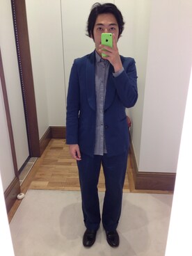 「Paul Smith（ポールスミス）のアイテム（サンダル）」を使った、Takashi Yokotaさん（メンズ・166cm）の夏コーディネート