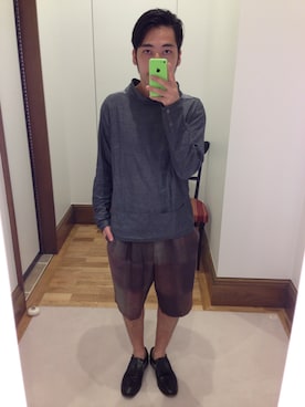 「Paul Smith（ポールスミス）のアイテム（サンダル）」を使った、Takashi Yokotaさん（メンズ・166cm）の夏コーディネート