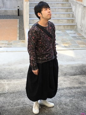 「Paul Smith（ポールスミス）のアイテム（スウェット）」を使った、Takashi Yokotaさん（メンズ・166cm）の秋コーディネート