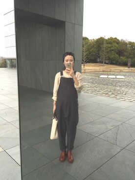 「TOUJOURS（トゥジュー）のアイテム」を使った、ネコさん（レディース・160cm）の春コーディネート