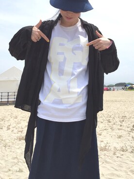 「TOUJOURS（トゥジュー）のアイテム」を使った、ネコさん（レディース・160cm）の春コーディネート