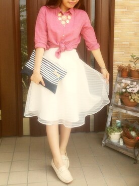 kmhanさん（レディース・157cm）の春コーディネート