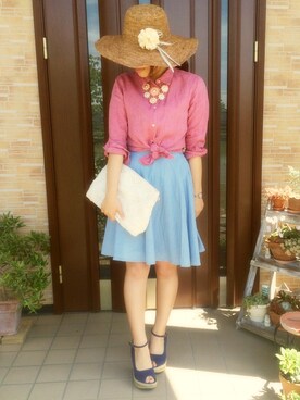 kmhanさん（レディース・157cm）の春コーディネート