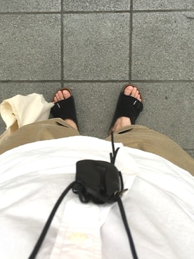 「nonnative（ノンネイティブ）のアイテム（アクセサリー）」を使った、梅ちゃんさん（メンズ・170cm）の夏コーディネート