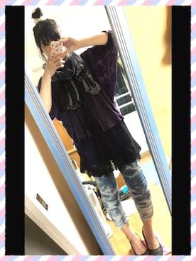 「涼しげ」｜「アイテム（その他）」を使った、HIKARUさん（レディース・160cm）の夏コーディネート
